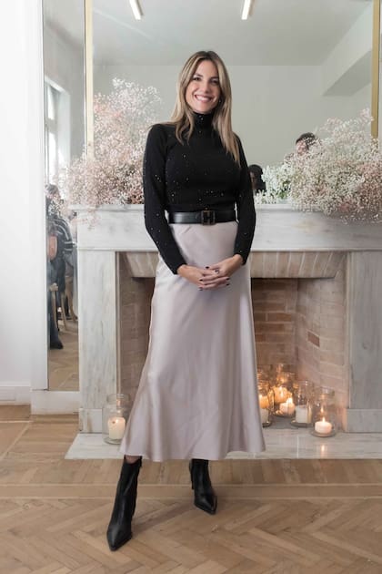 María Belén Ludueña en el brunch de Camila Romano en Marti