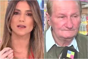 María Belén Ludueña lanzó un exabrupto en diálogo con el padre del kioskero asesinado (Foto: Captura de video)