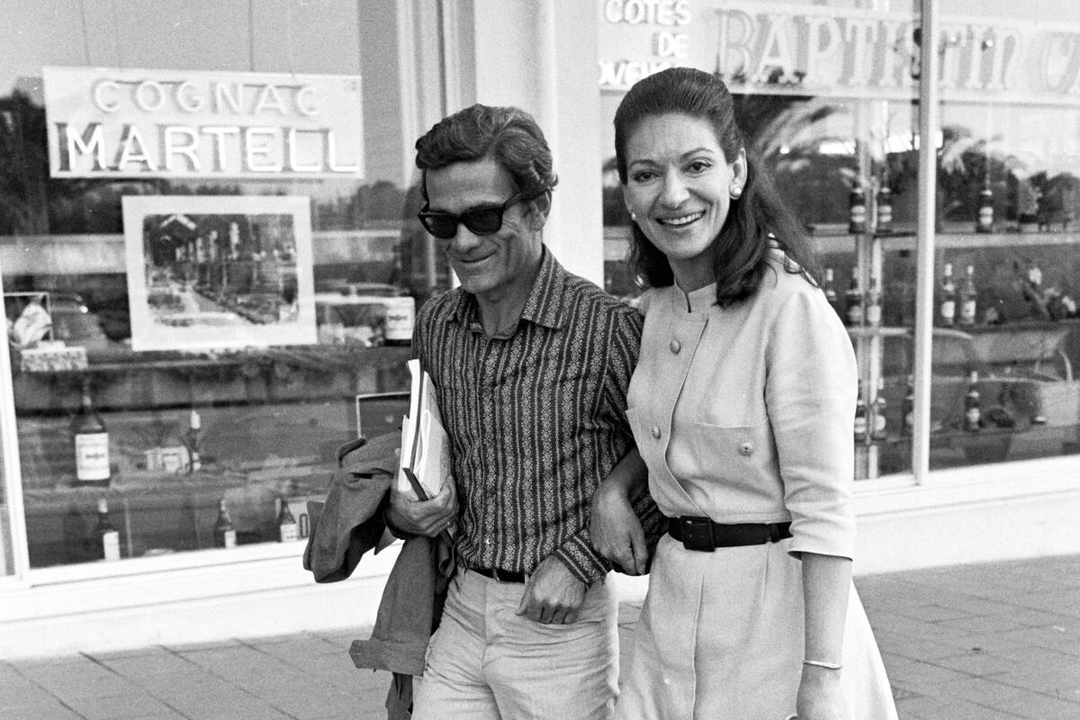 Maria Callas y Pasolini compartieron una amistad duradera, juntos estuvieron en Argentina para la presentación de Medea en el Festival de Cine de Mar del Plata