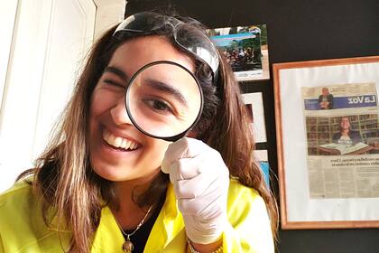 María Clara Miserendino estudia biotecnología en la Universidad Nacional de Córdoba
