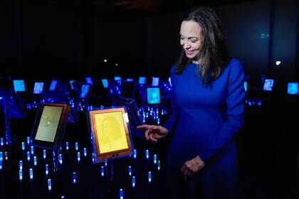 María Corina Machado asiste a la inauguración de la exposición oficial del Premio Nobel de la Paz en el Centro Nobel de la Paz en Oslo, Noruega, el jueves 11 de diciembre de 2025