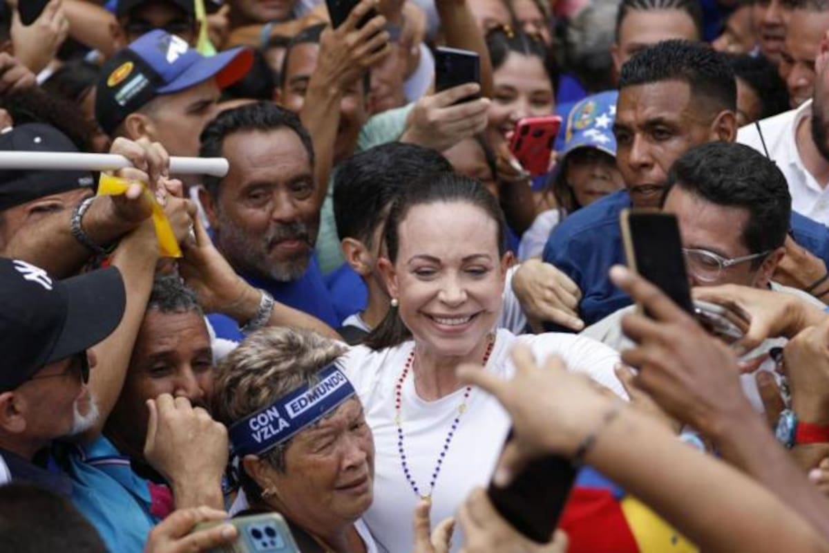 María Corina Machado recorre Venezuela haciendo campaña por Edmundo González, el candidato presidencial de la oposición al chavismo