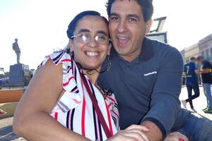 María Daniela Carco y Gabriel Cáceres en una foto subida a redes sociales