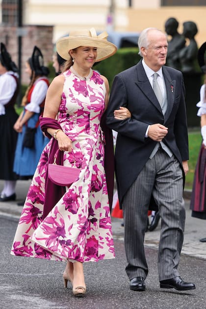 María de Borbón-Dos Sicilias, archiduquesa de Austria, y el archiduque Simeón de Austria
