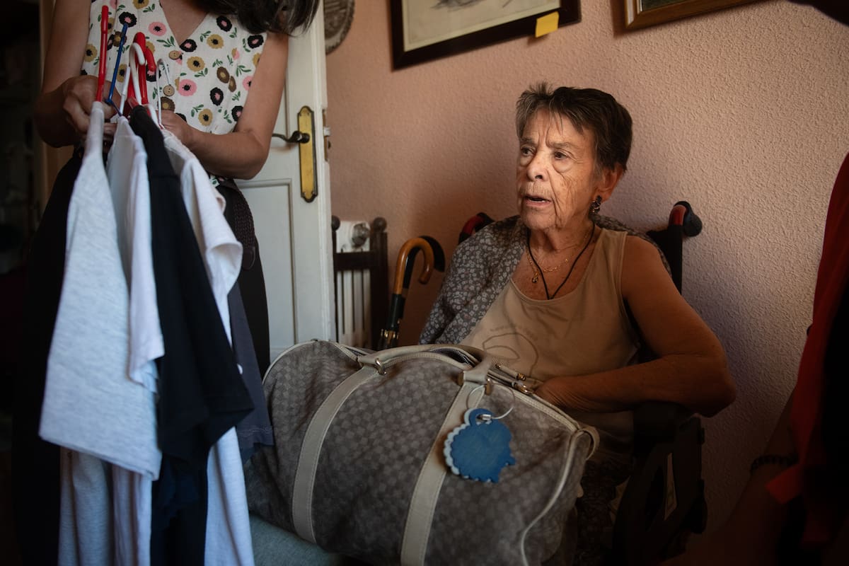 María del Carmen Abascal, conocida como Maricarmen, es una pensionada de 87 años que este 23 de septiembre fue desalojada de su vivienda