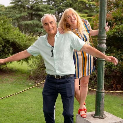 María del Valle Cantaluppi y su marido, Alejandro