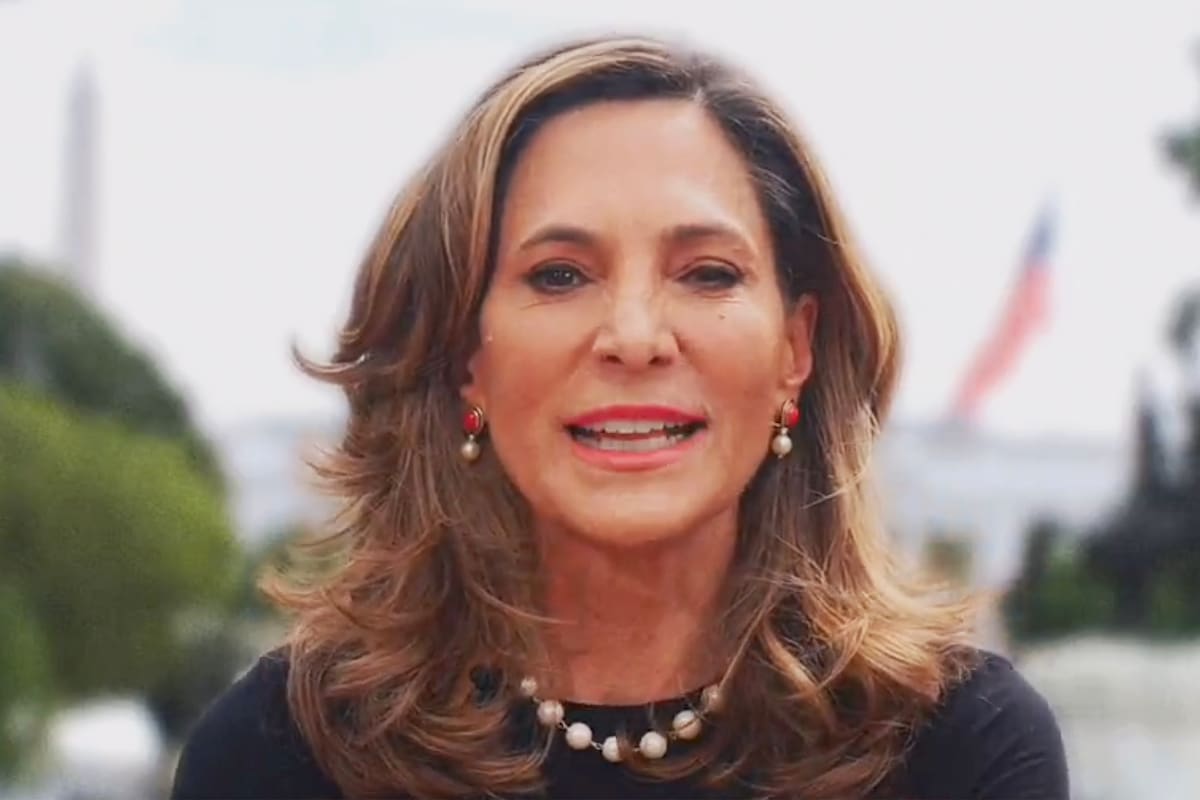 María Elvira Salazar, congresista republicana por el estado de Florida, en el video que difundió en sus redes sociales.