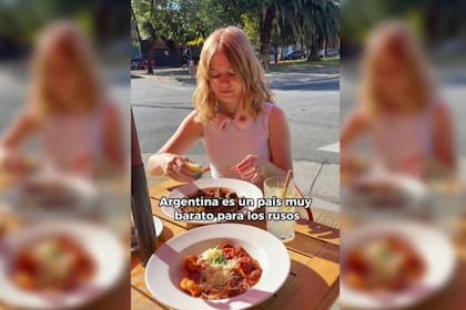 María es rusa, vive hace un tiempo en la Argentina y publicó un video para comparar los costos en Buenos Aires y su Rusia natal