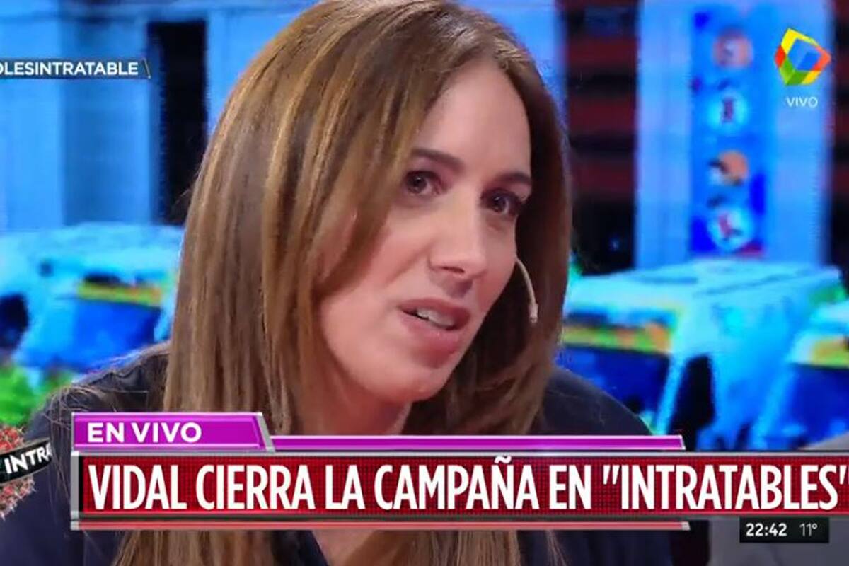 María Eugenia Vidal, en Intratables