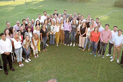 María Eugenia Vidal en el encuentro con diputados y senadores de Juntos por el Cambio, en San Nicolás