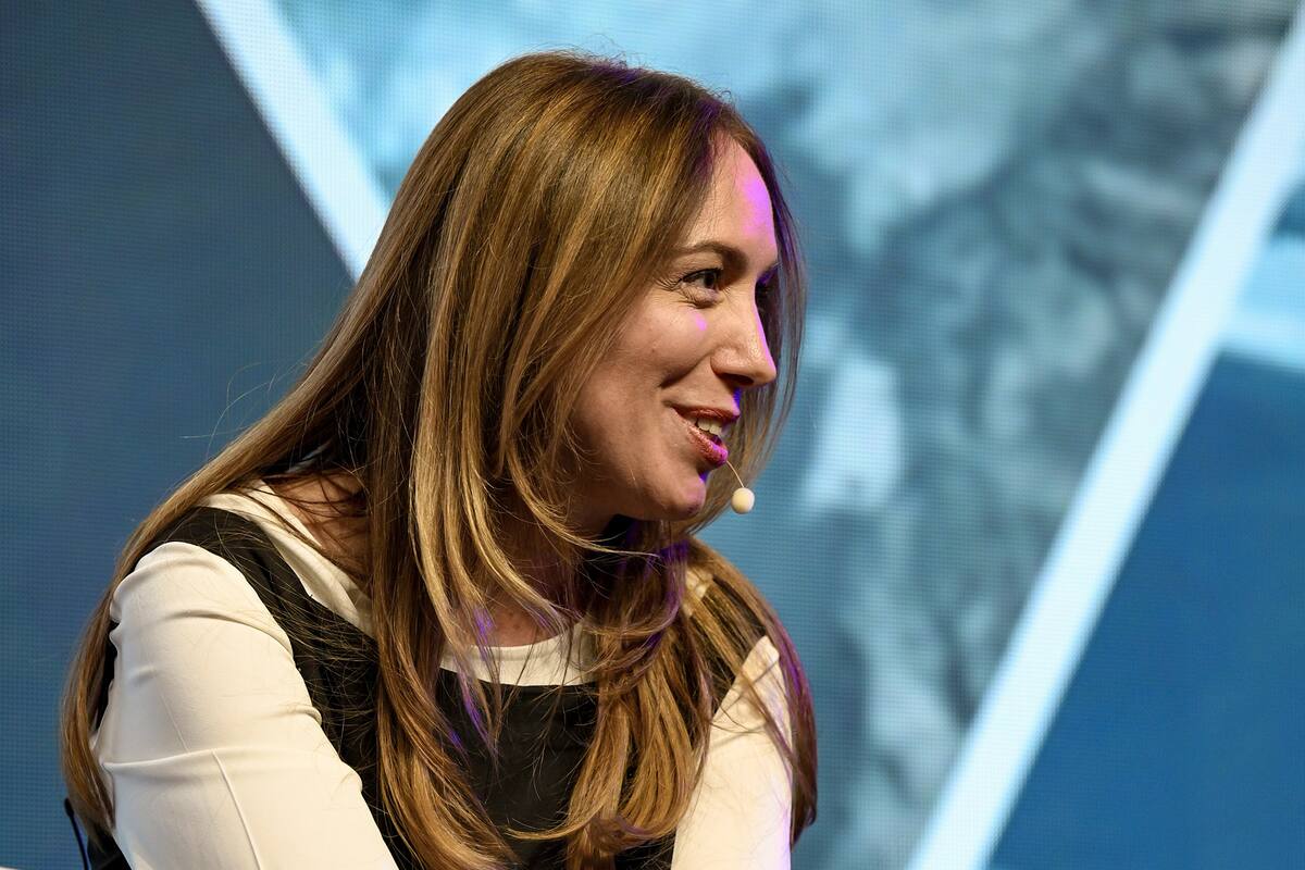 María Eugenia Vidal, en el foro de Llao Llao
Gentileza Foro Llao Llao Fede Romero
