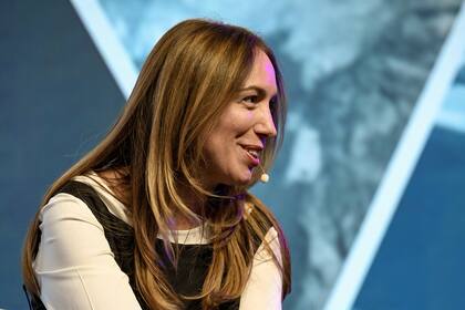 María Eugenia Vidal, en el foro de Llao Llao
Gentileza Foro Llao Llao Fede Romero