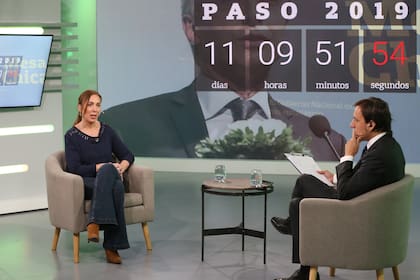 María Eugenia Vidal, en Mesa Chica