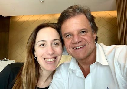 María Eugenia Vidal Enrique Sacco. Instagram Enrique Sacco