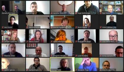 Dirigentes de la Coalición Cívica participaron en la teleconferencia con Vidal y Larreta