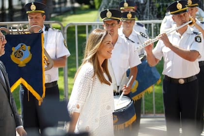 María Eugenia Vidal llega a la gobernación de la provincia de Buenos Aires para entregarle el mando a Axel Kicillof
