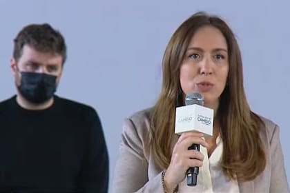 María Eugenia Vidal, precandidata a diputada nacional por CABA