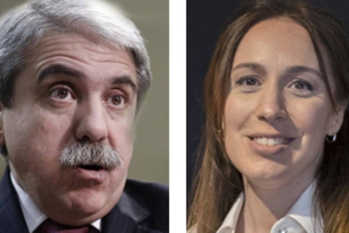 Maria eugenia Vidal y Anibal Fernandez