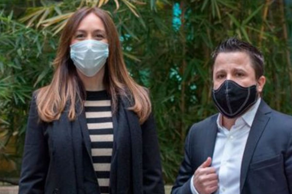 María Eugenia Vidal y Martín Tetaz, los principales candidatos de Juntos por el Cambio en la Ciudad de Buenos Aires