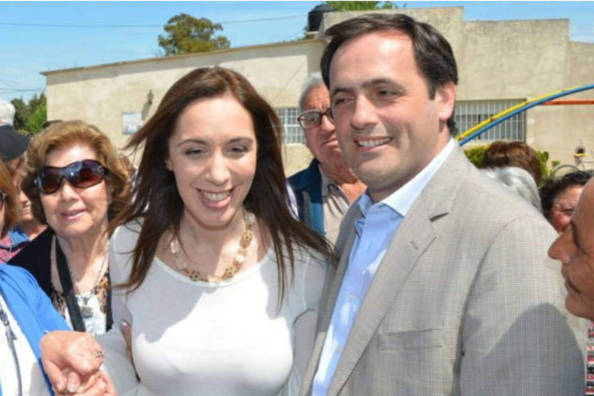 María Eugenia Vidal y Matías Rappallini