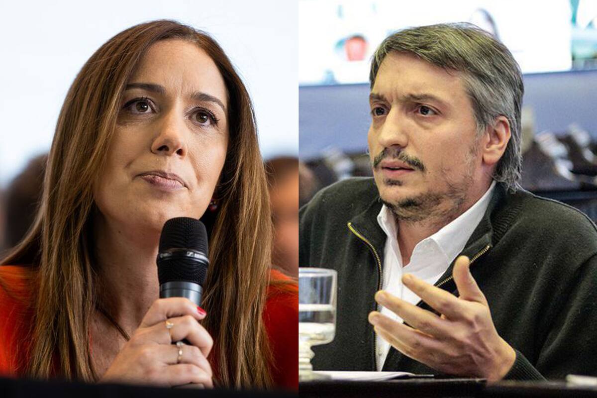 María Eugenia Vidal y Máximo Kirchner