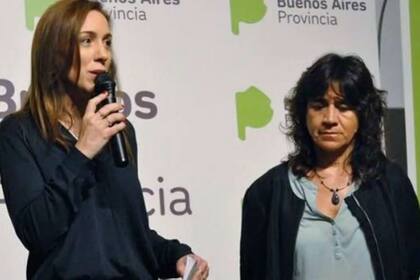 María Eugenia Vidal y Zulma Ortiz