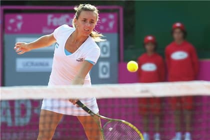 María Irigoyen, la tenista argentina que disputa dobles en el Abierto de Australia