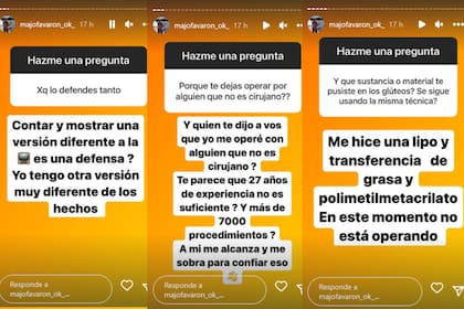 María José Favarón defendió a su esposo (Foto Instagram @majofavaron_ok_)