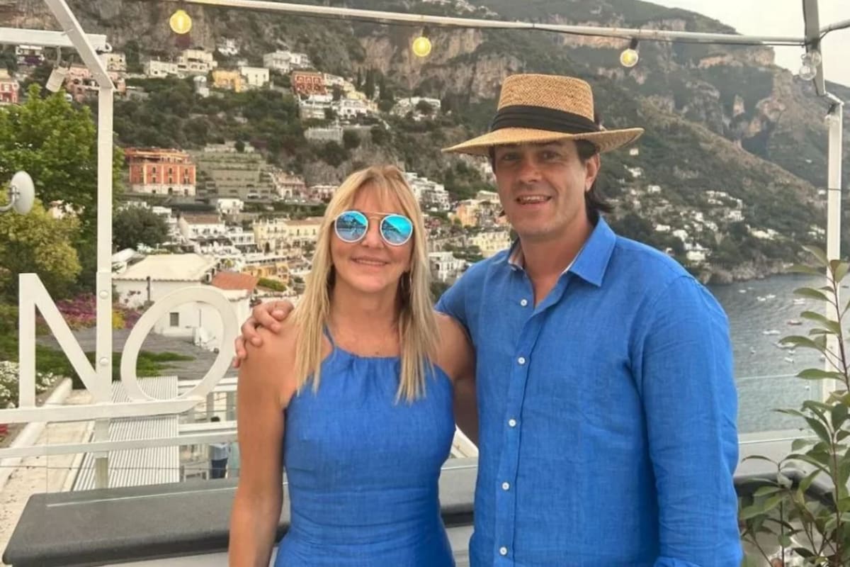 María José Scottini y su marido, Edgardo Lemos