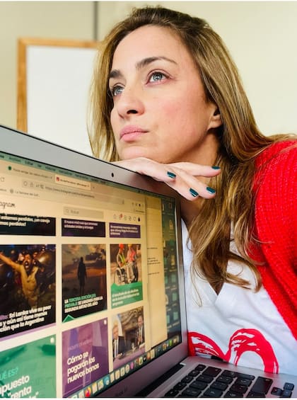 María Julia Oliván se encontraba en una jornada de trabajo en su propio medio, "Border Periodismo"