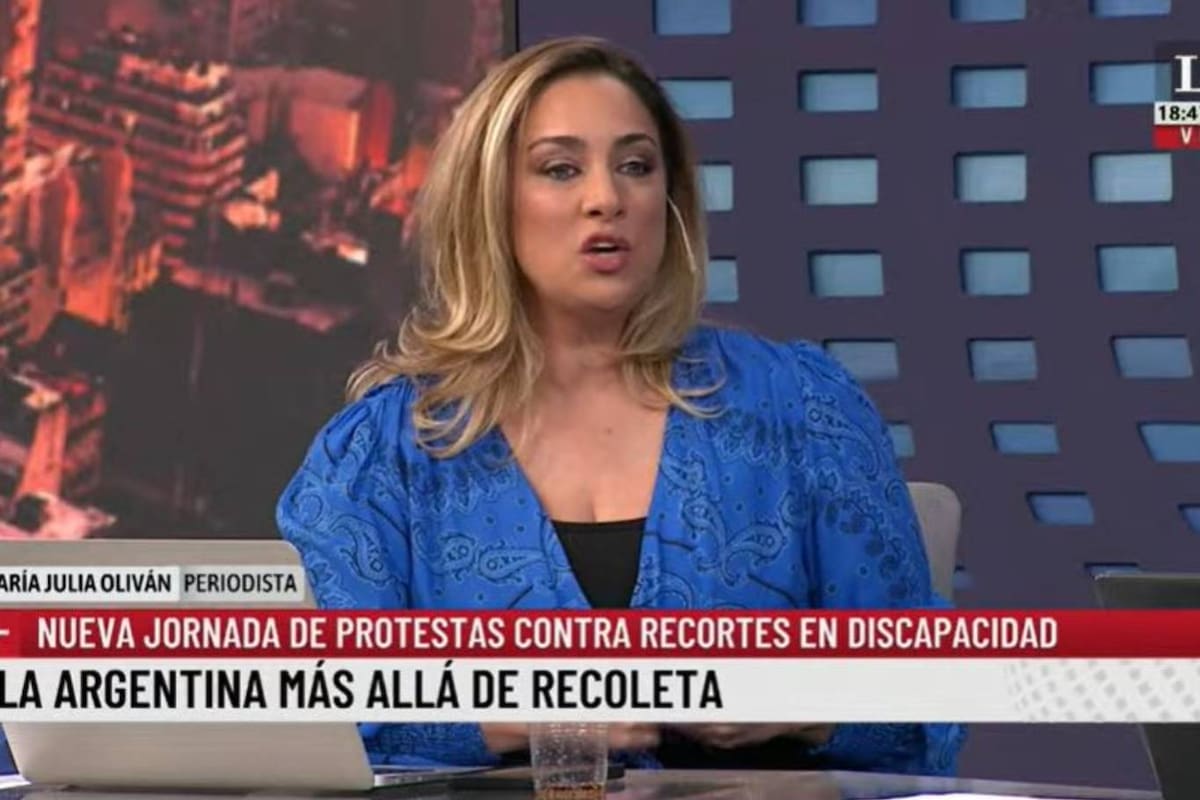 María Julia Oliván señaló que la situación de los padres de niños con discapacidad es muy angustiante ante la perspectiva de los nuevos ajustes