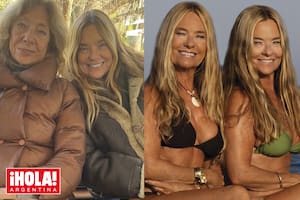 María Laura optó por un paseo familiar que incluyó a Paulina, su mamá; María Emilia y María Eugenia, por una comida en la playa.