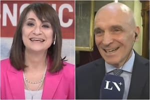 María Laura Santillán cometió un error al aire y José Luis Espert no se lo dejó pasar (Captura de TV)