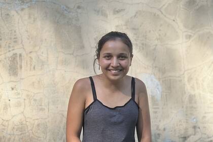 María Luxen tiene 16 años y vive en la 4ta Sección Anguá, en la zona de Saladas, Corrientes