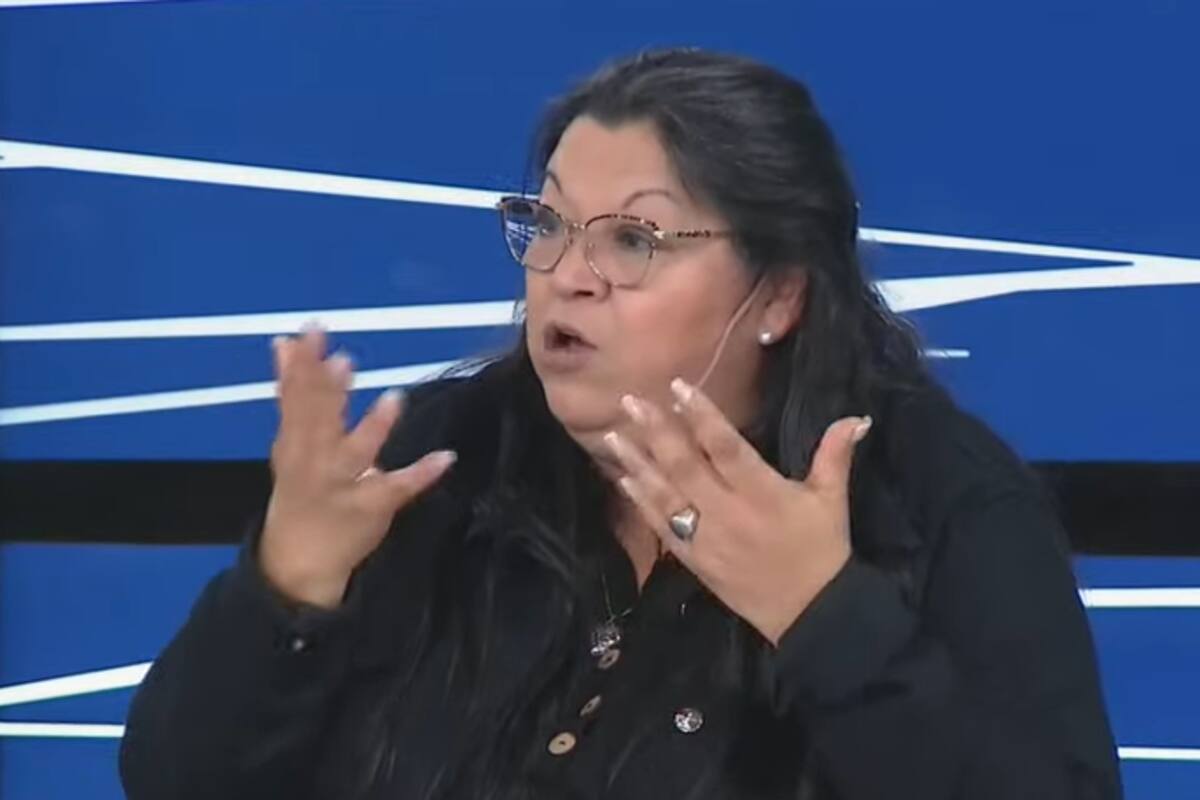 María Martínez, madre de dos hijos con discapacidad, en su visita a LN+