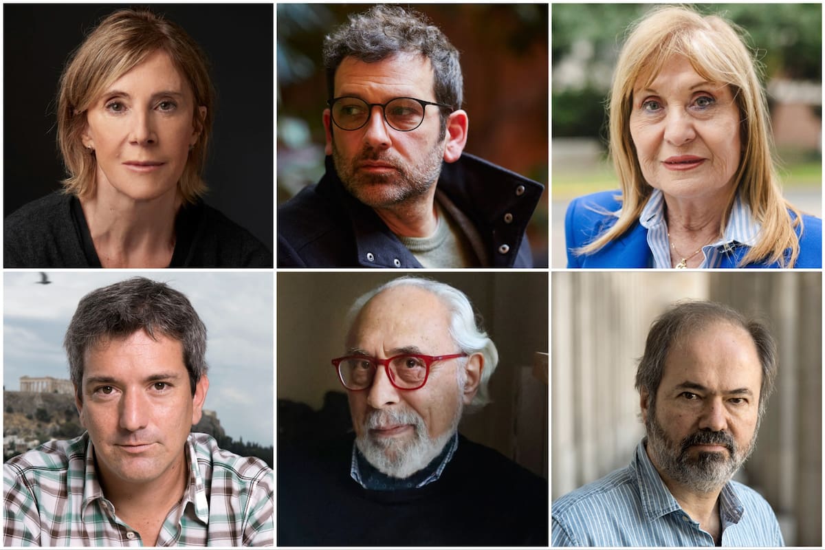 María Negroni, Gonzalo Garcés, Silvia Plager, Santiago Rocangliolo, Santiago Kovadloff y Juan Villaloro