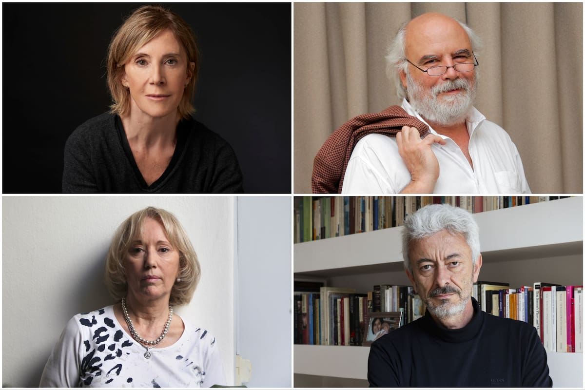 María Negroni, Juan Sasturain, Sylvia Iparraguirre y Carlos Gamerro
