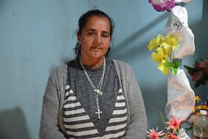Frente al tribunal, la madre de Loan reclamó a Laudelina respuestas sobre la desaparición del menor