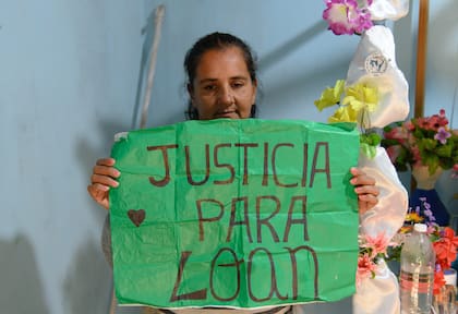 María Nogueras, la madre de Loann y la casa donde viven en 9 de Julio