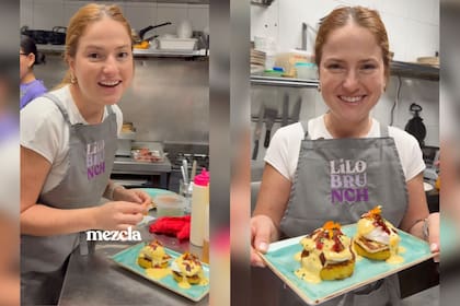 María, oriunda de Venezuela, versionó la tradicional receta de los huevos Benedict con productos de su país