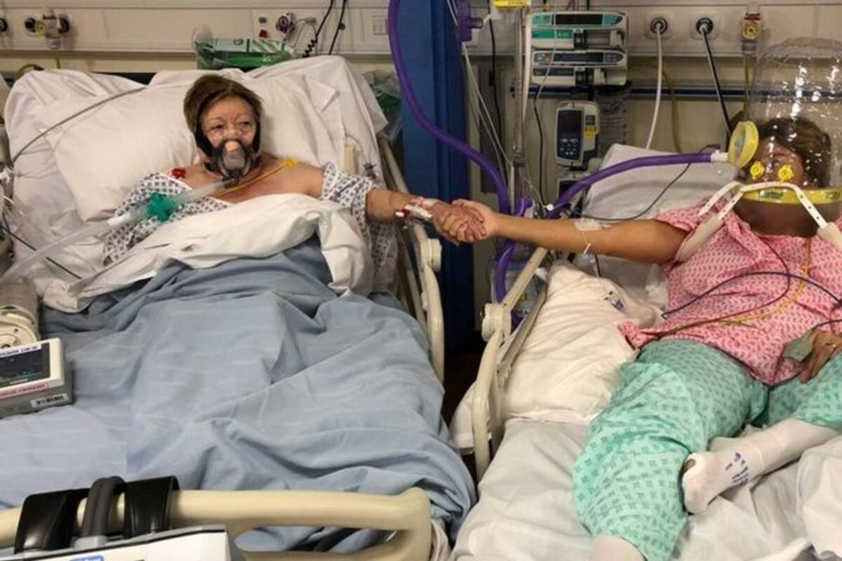 Maria Rico y su hija Anabel Sharma fueron internadas en el hospital por covid-19 el mismo día