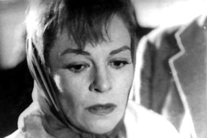 María Rosa Gallo en una escena de La cifra impar, el film de Manuel Antín con guion de Julio Cortázar