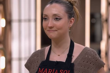 María Sol, la nueva eliminada de Masterchef, en una jornada donde el jurado se mostró implacable