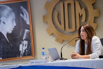 María Soledad Calle, una de las administradoras de los recursos de la UOM