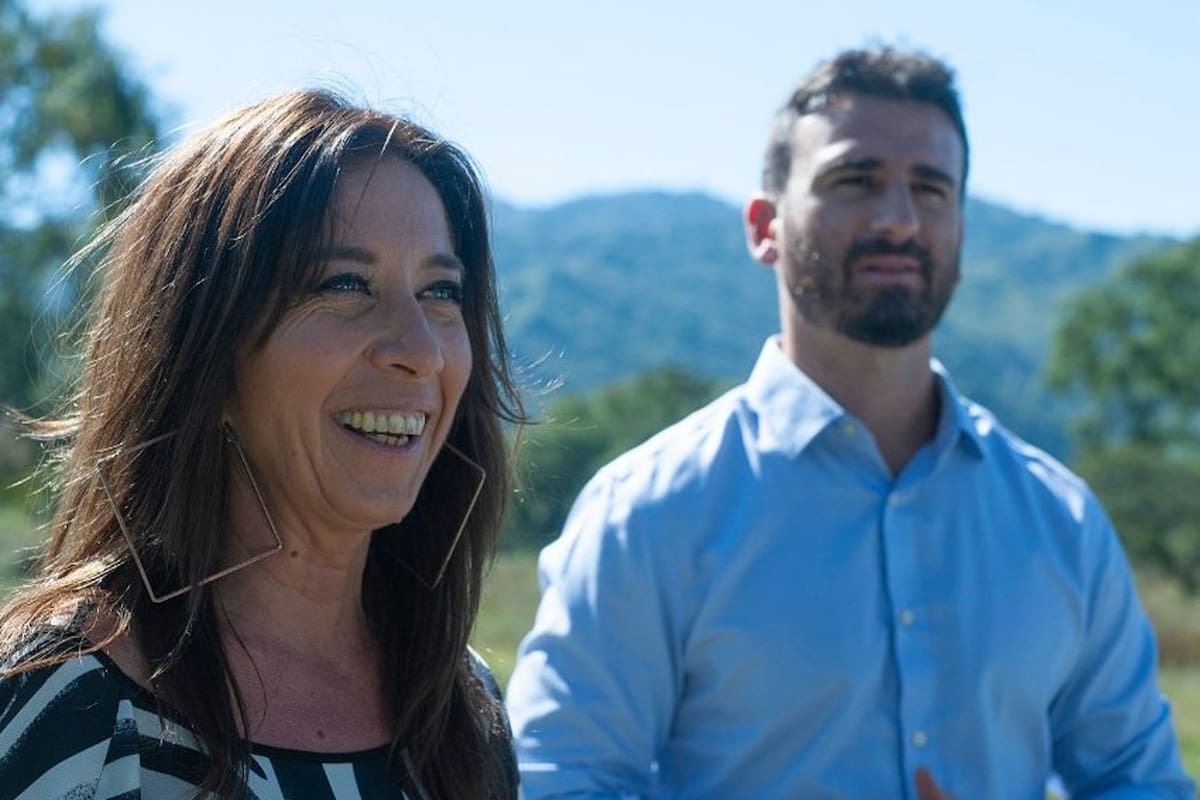 María Soledad Gramajo Salomón junto a Emiliano Durand, abogado y senador electo por la ciudad de Salta
