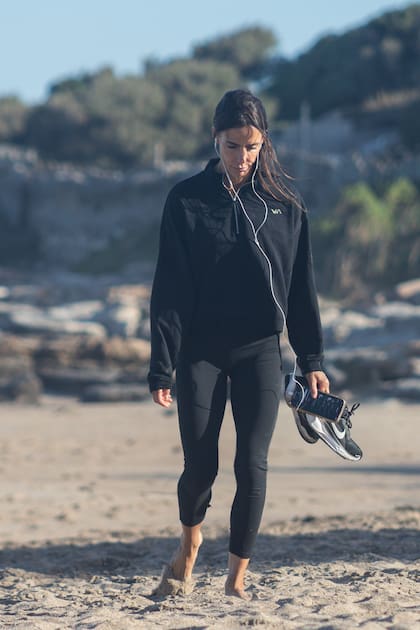 María Susini durante su verano de soltera en Mar del Plata