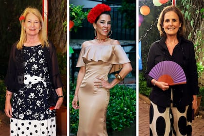 María Taquini de Blaquier, Inés Etchebarne Mihanovich y China Crespo