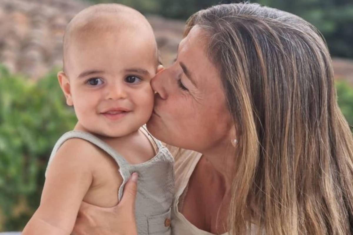 María tuvo a su hijo Bosco con 46 años en diciembre de 2021