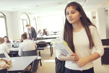 María Ugarte (22) estudia para ser contadora y está en tercer año