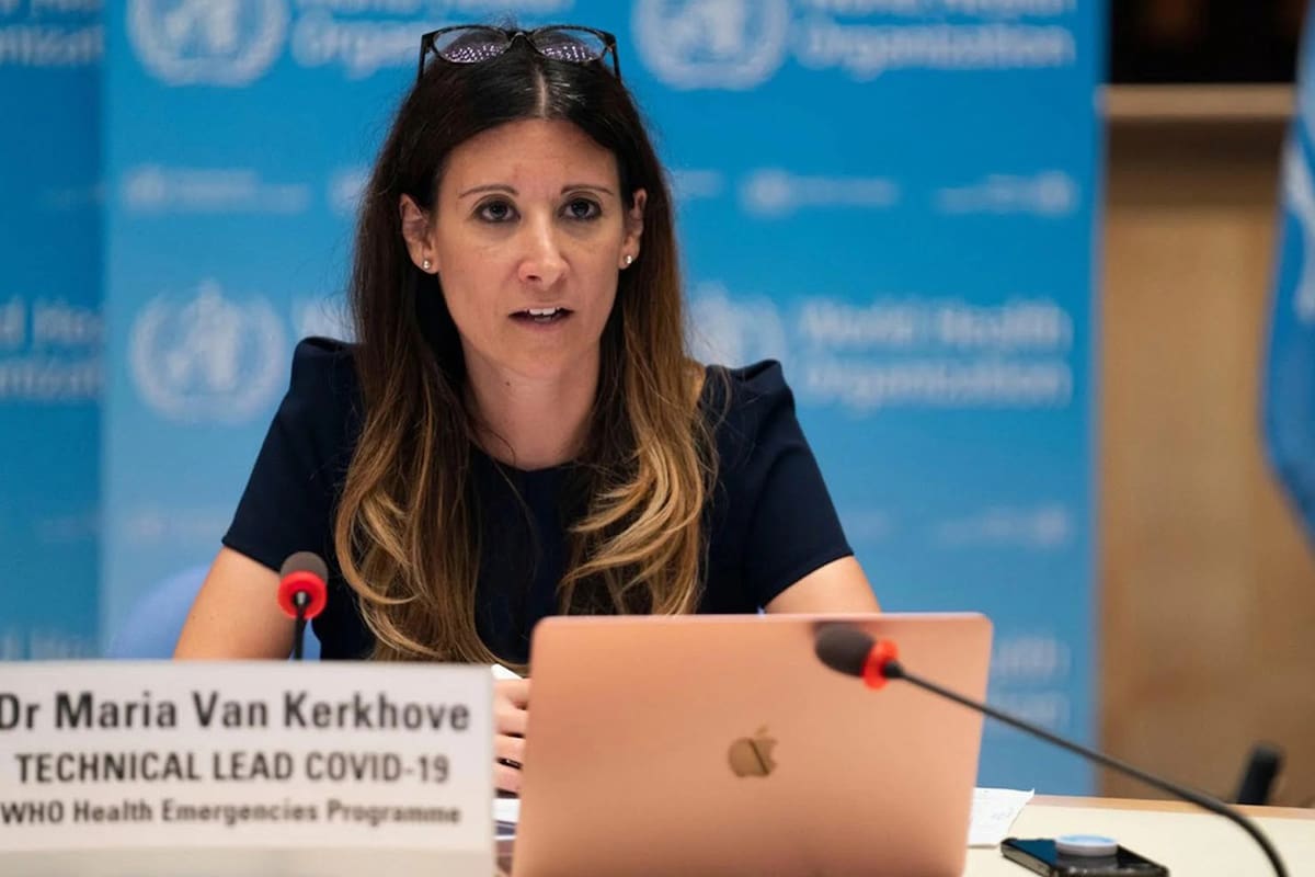 Maria van Kerkhove, jefa técnica de la Organización Mundial de la Salud